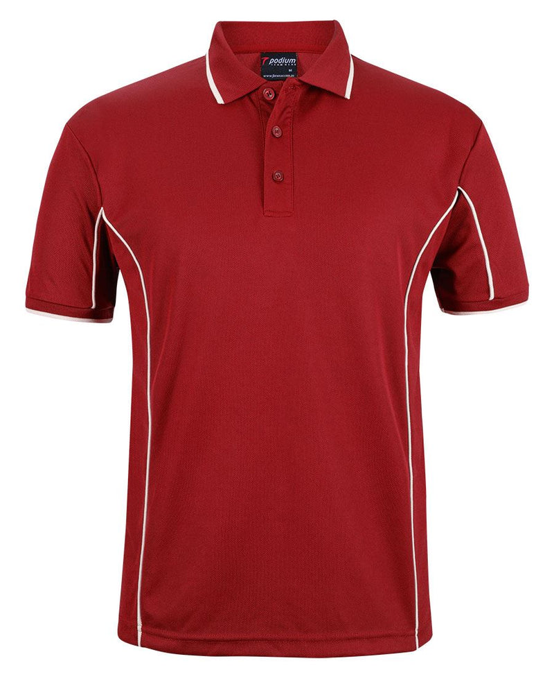 Dk Red/White