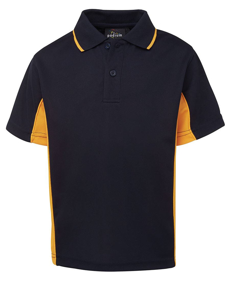 Contrast Poly Polo Kids
