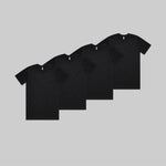 AS Colour 8026-BLK Black Classic Tee Bundle Mens