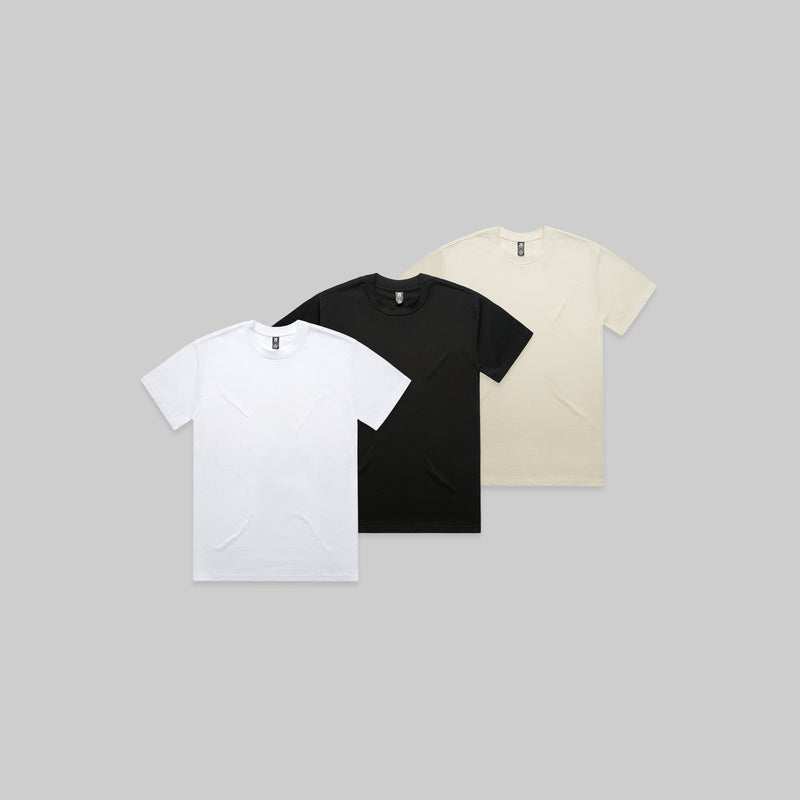 AS Colour 8080-ESS3P Essential Heavy Tee Bundle Mens