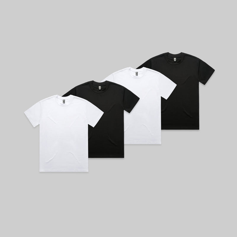 AS Colour 8080-MIX4P Mixed Heavy Tee Bundle Mens
