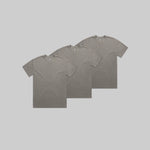 AS Colour 8082-GRY3P Faded Grey Heavy Faded Tee Bundle Mens