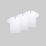 AS Colour 8082-WHT3P Faded White Heavy Faded Tee Bundle Mens