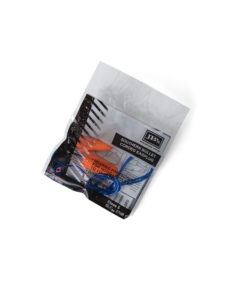 Southern Bullet Corded Earplug (100 Pair)