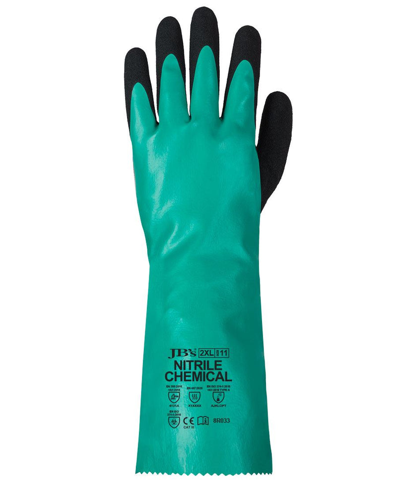 JB's Wear 8R033 Type A Nitrile Chemical Glove