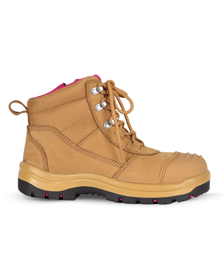 Rear view – Wheat/Pink