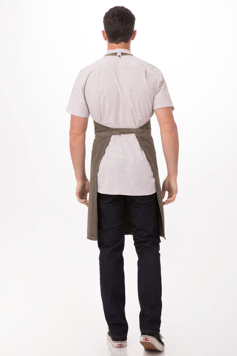 Chef Works ABAQ054 Dorset Bib Apron – product photo