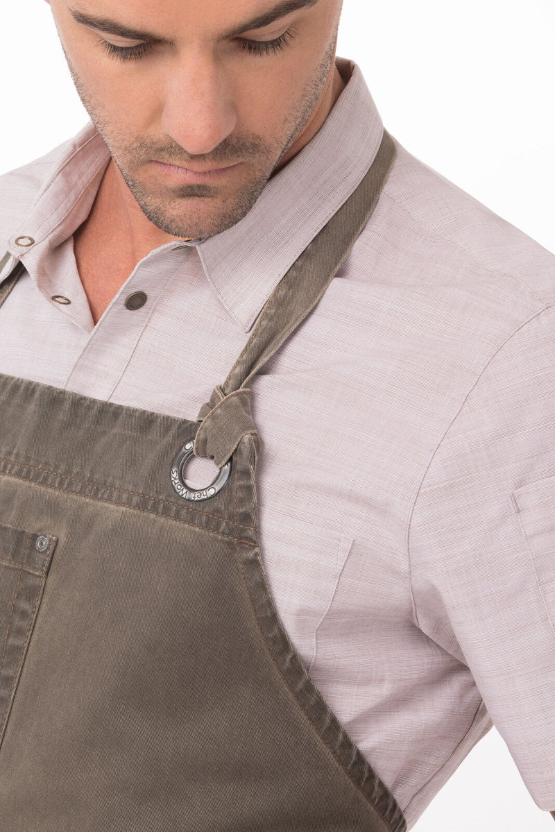 Chef Works ABAQ054 Dorset Bib Apron – product photo