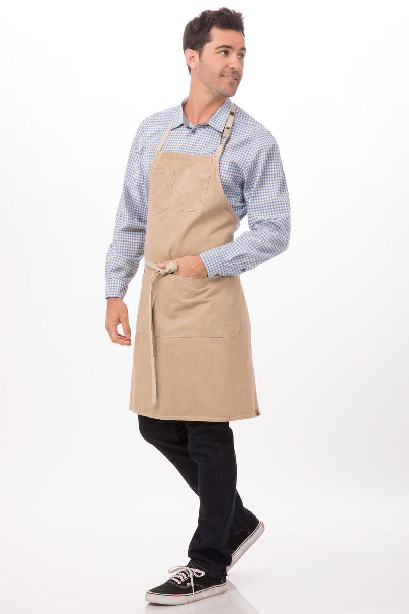 Chef Works ABCD056 Austin Bib Apron – product photo