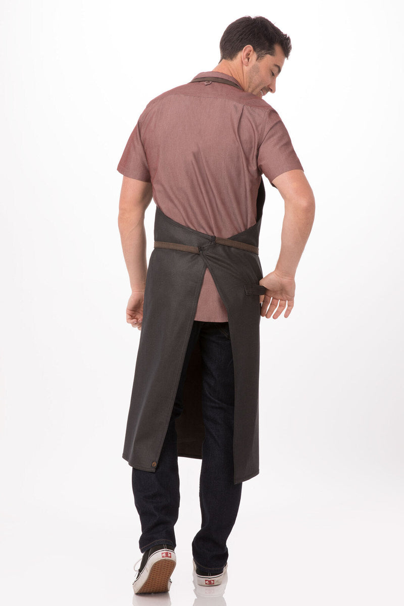 Chef Works ABCWT001 Boulder Chefs Bib Apron – product photo