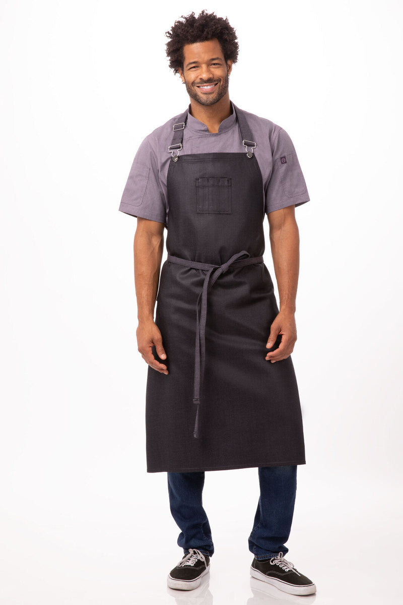 Chef Works ABCWT001 Boulder Chefs Bib Apron – product photo