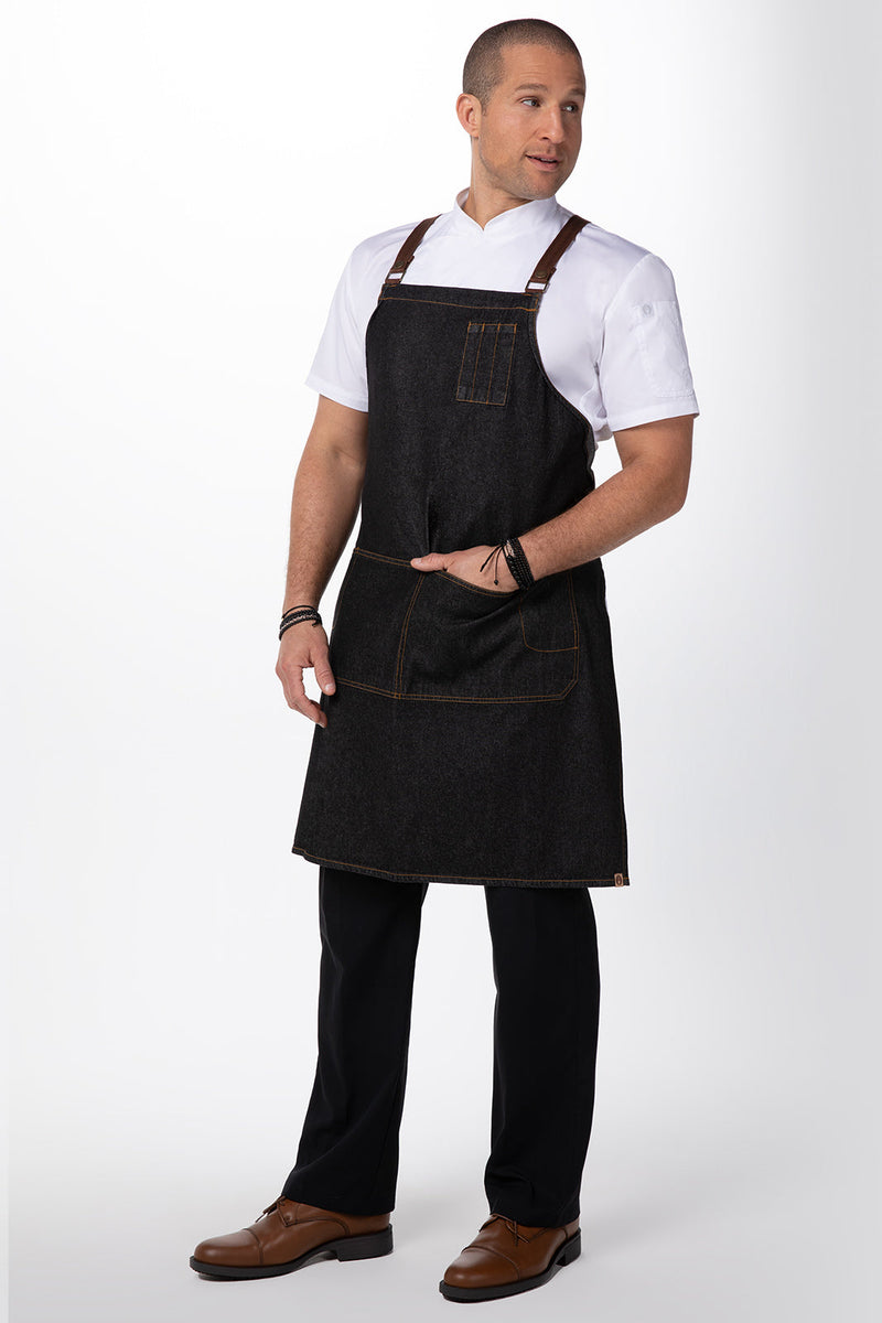 Chef Works ACRS035 Memphis Denim Cross Back Apron – product photo