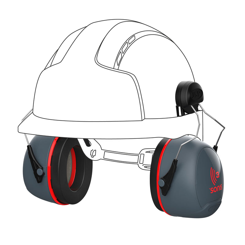 Sonis3 Cap Attach Earmuffs Class 5 - 34dB