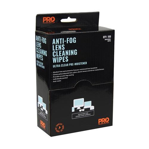 Anti-Fog Lens Wipes 100 Pack