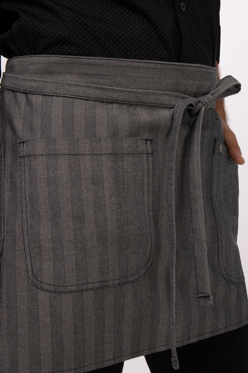 Chef Works AHN07 Seattle Half Bistro Apron – product photo