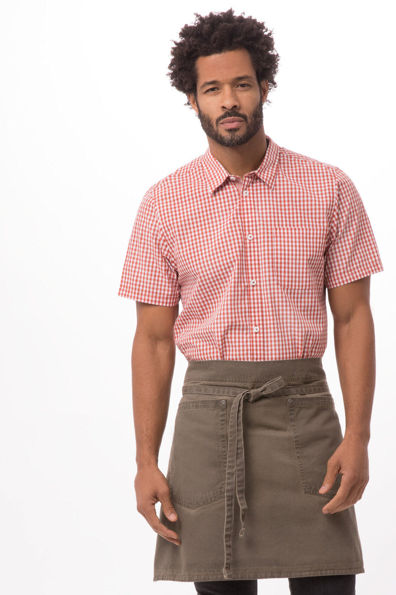 Chef Works AHWAQ014 Dorset Half Bistro Apron – product photo