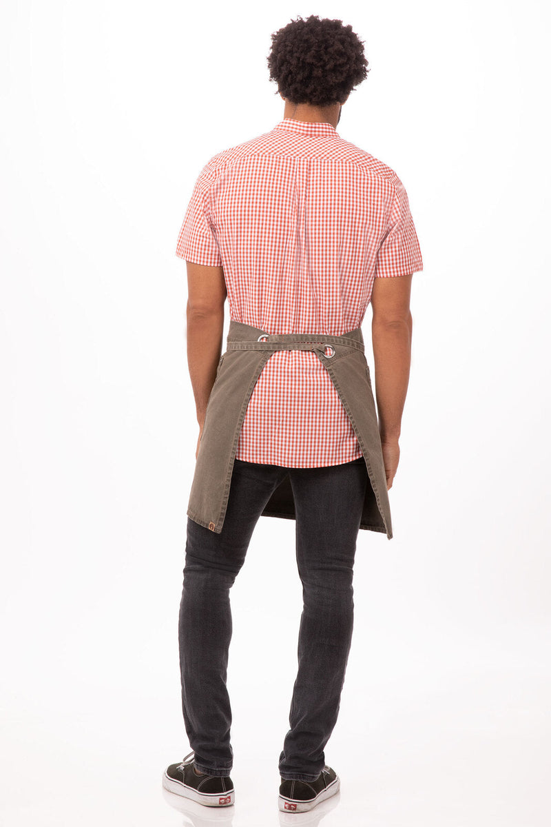 Chef Works AHWAQ014 Dorset Half Bistro Apron – product photo