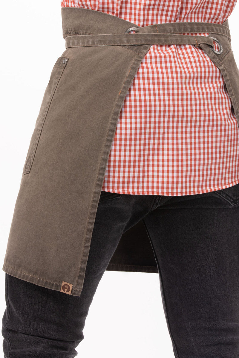 Chef Works AHWAQ014 Dorset Half Bistro Apron – product photo