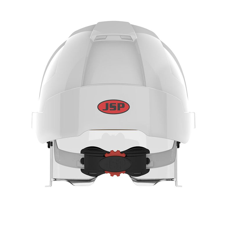 Evo Vista Lens Non Vented White/Smoke Helmet - Wheel Ratchet - Clear Lens
