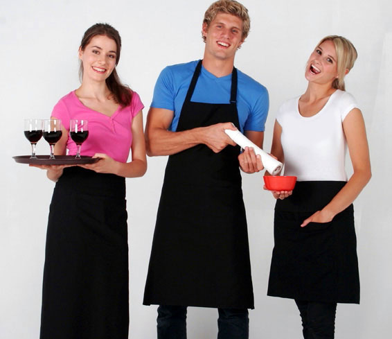 RAMO AP501S Short Waist Drill Apron Unisex
