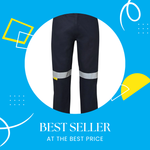 Mercerised Work Trouser with 3M Tape