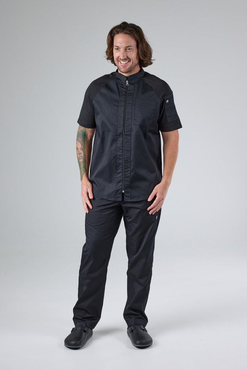 Chef Works CBZ04 Arcadia Chef Jacket Mens – product photo