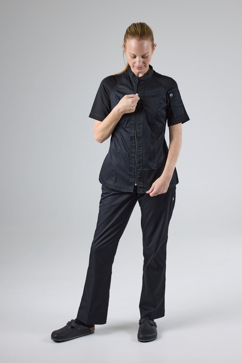Chef Works CBZ04W Arcadia Chef Jacket Ladies – product photo