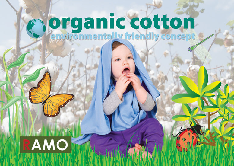 RAMO B121BK Organic Cotton Blanket Baby