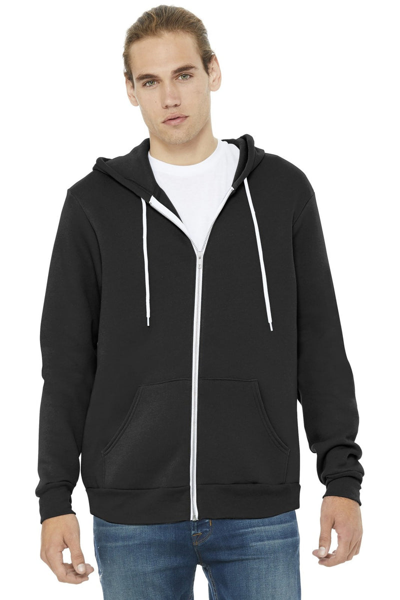 Bella + Canvas BC3739 Sponge Fleece Full-Zip Hoodie Unisex (3XL)