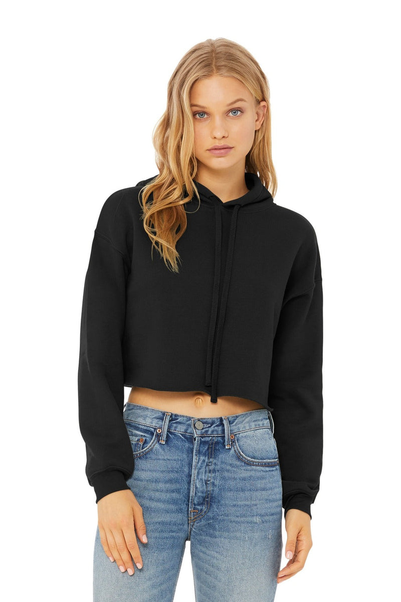 Bella + Canvas BC7502 Sponge Fleece Cropped Fleece Hoodie Ladies