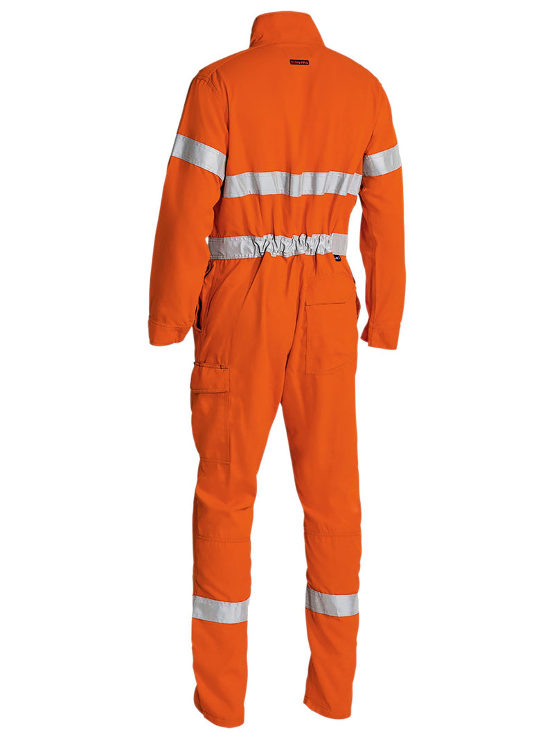 TenCate Tecasafe® Plus 580 Taped Hi Vis Lightweight FR Coverall - CLEARANCE – back view