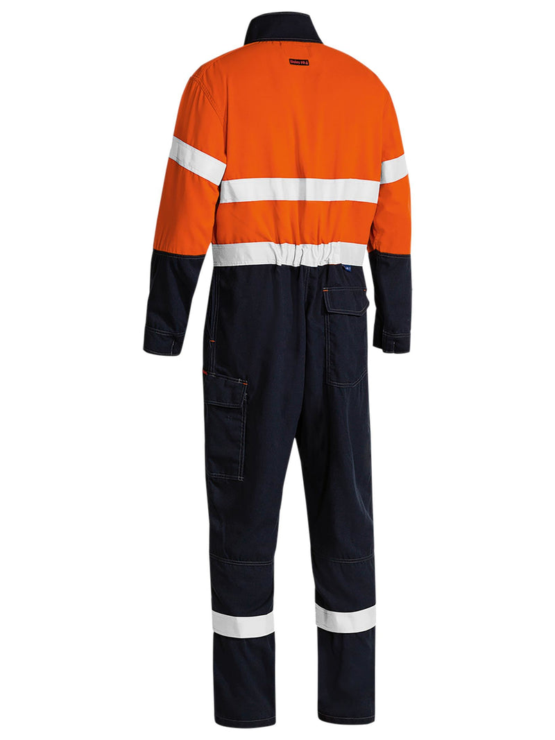 TenCate Tecasafe® Plus 580 Taped Hi Vis Lightweight FR Coverall - CLEARANCE – back view