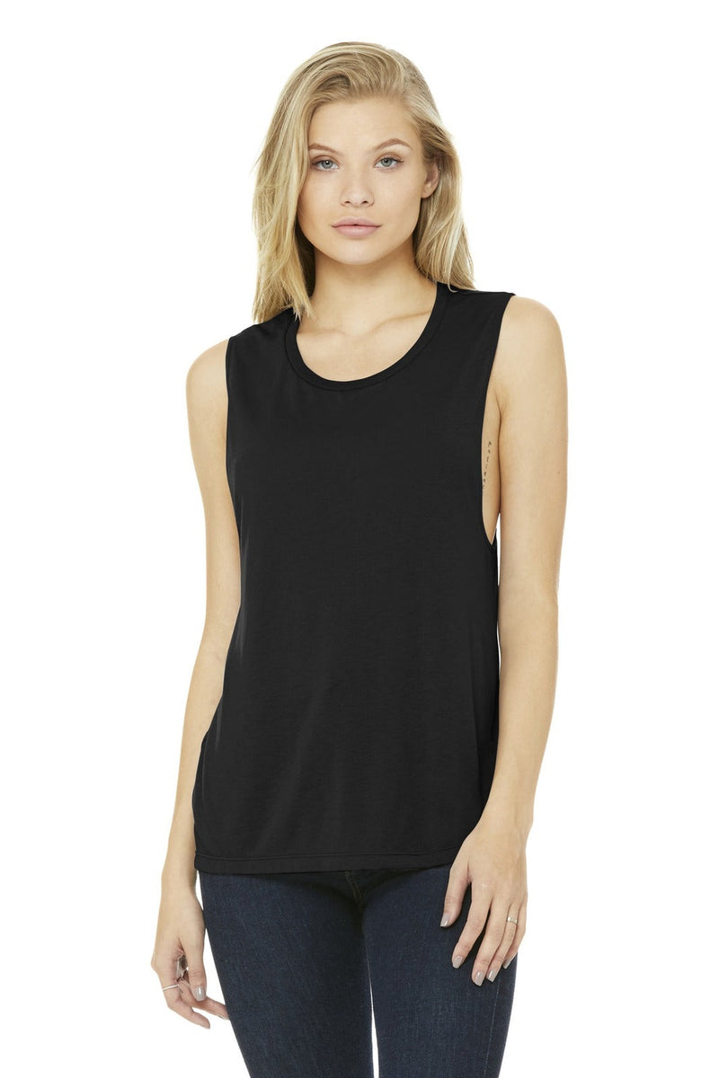 Bella + Canvas BC8803 Flowy Scoop Muscle Tank Ladies