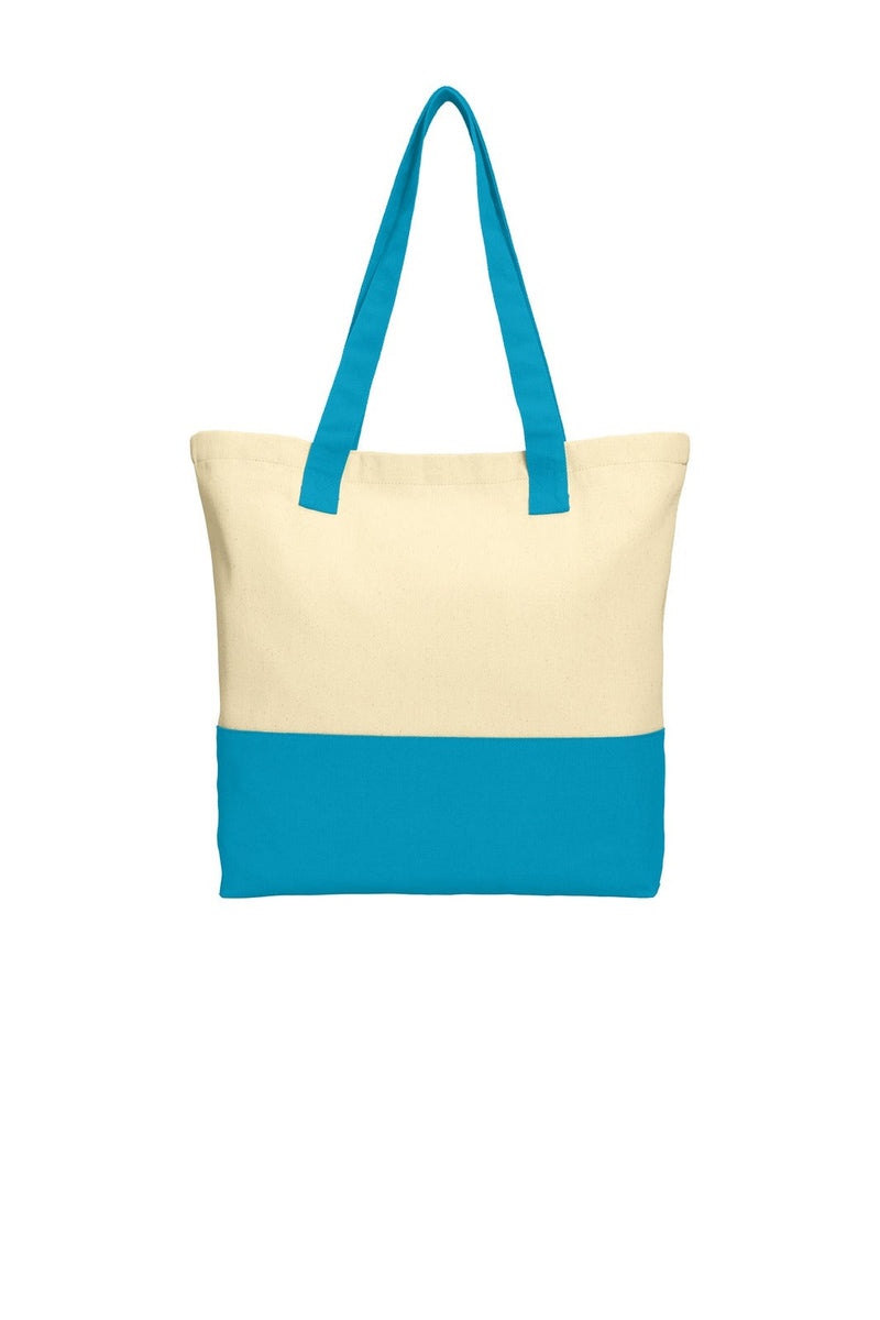 Port Authority BG414 Colorblock Cotton Tote – product photo