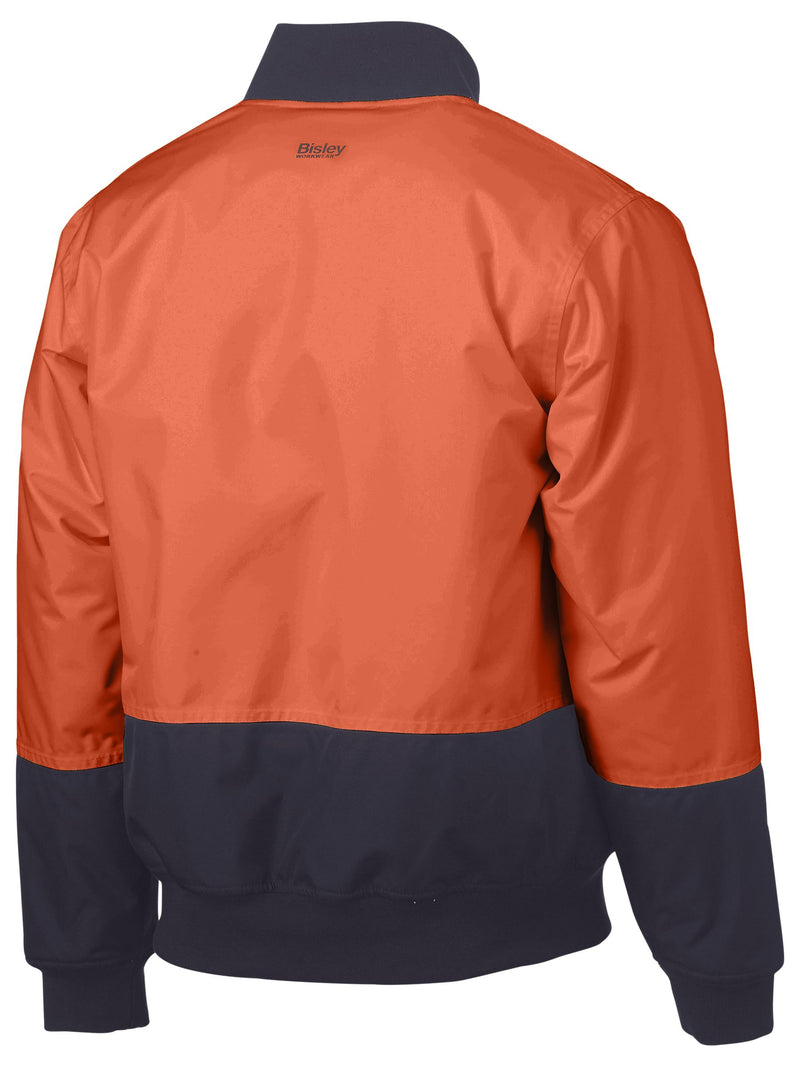 Hi Vis Bomber Jacket – back view