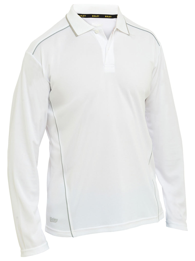 COOL MESH POLO SHIRT - LONG SLEEVE