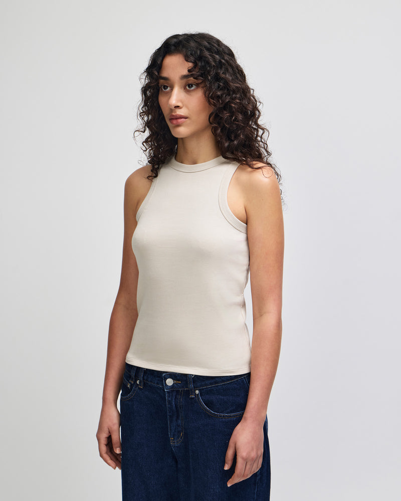 American Apparel BR2101 Fitted Tank Ladies – rear view