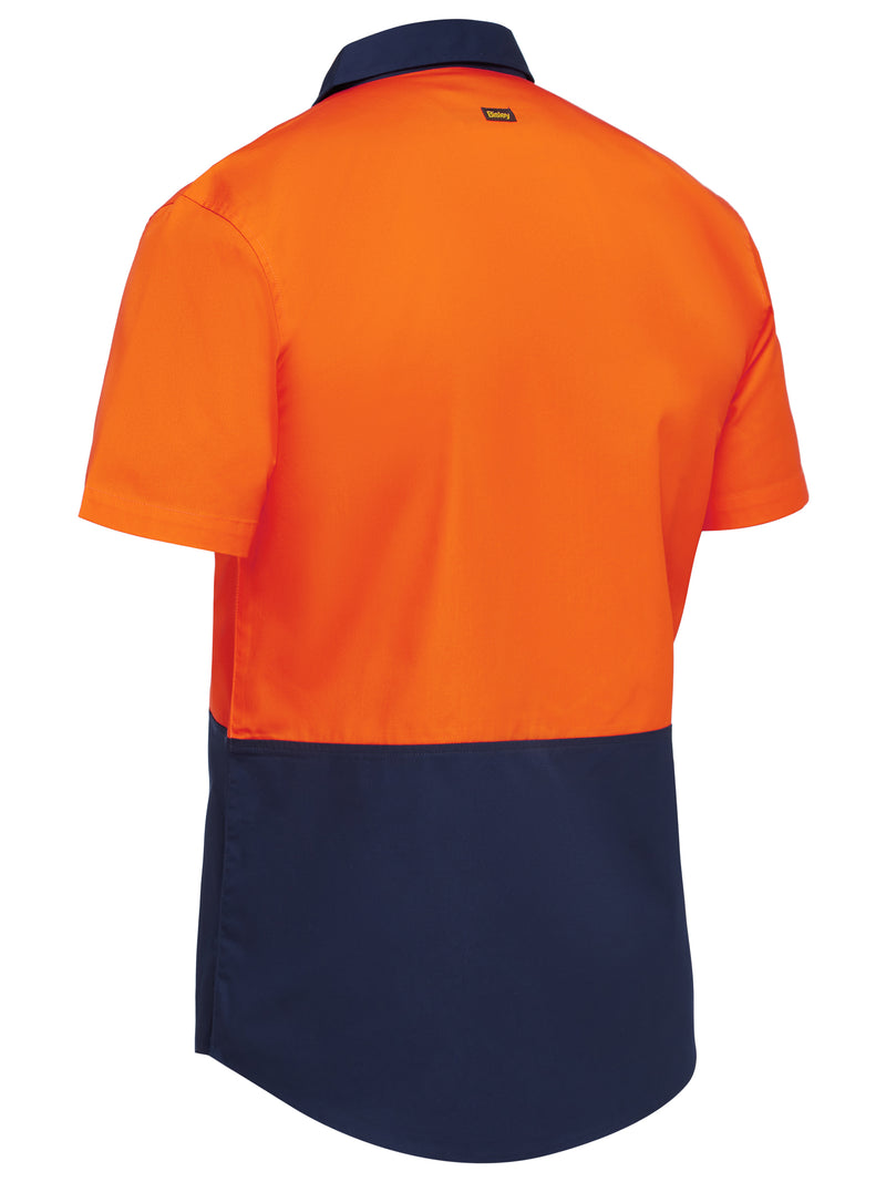 Two Tone Hi Vis Shirt - CLEARANCE – back view