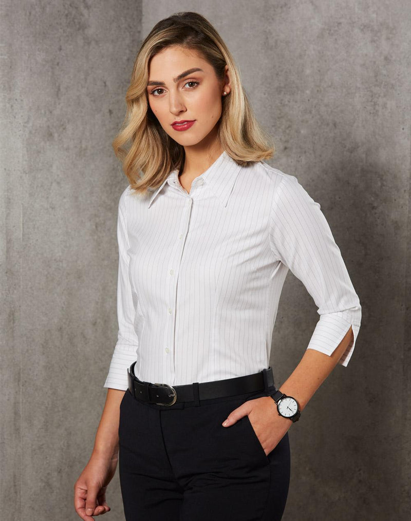 Winning Spirit BS18 Pin Stripe Shirt Ladies