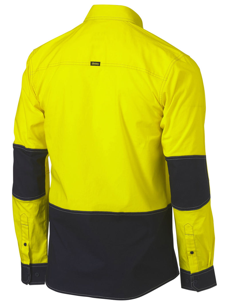 Flx & Move™ Hi Vis Utility Shirt - CLEARANCE – back view