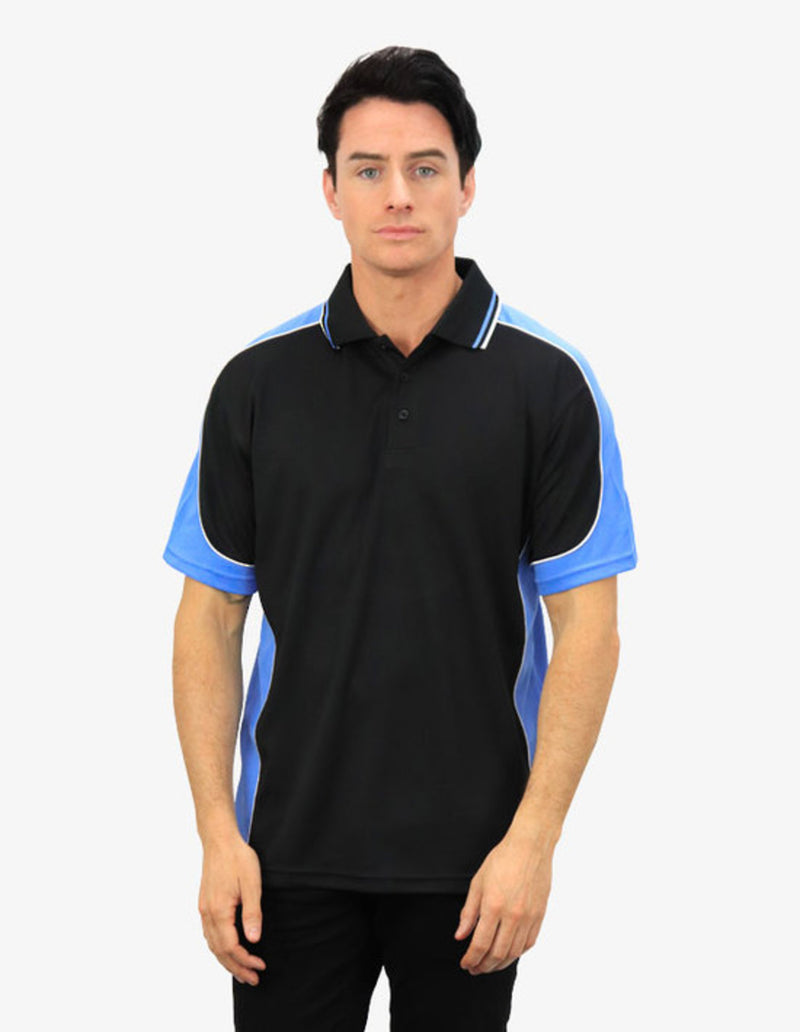 black/ocean blue/white