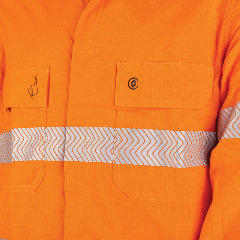 Ultra-lightweight PPE1 FR Shirt with Segmented FR Reflective Tape