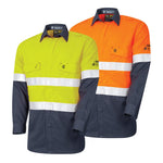 Lightweight PPE1 Two Tone FR Shirt with Loxy Reflective Tape