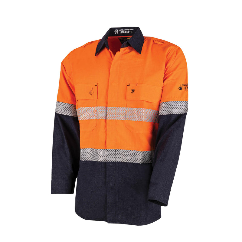 Ultra-lightweight PPE1 FR Shirt with Segmented FR Reflective Tape