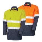 Lightweight PPE2 Two Tone FR Shirt with Loxy Reflective Tape