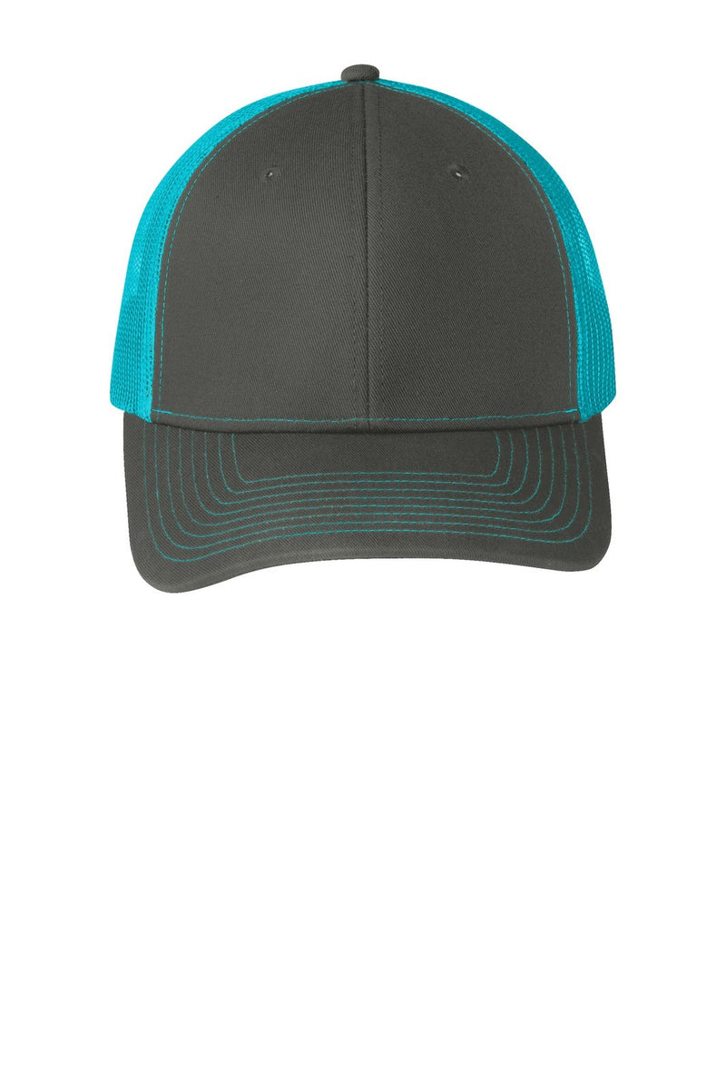 Grey Steel/Neon Blue