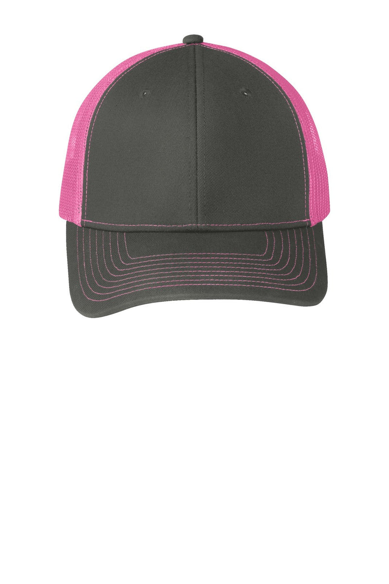 Grey Steel/Neon Pink