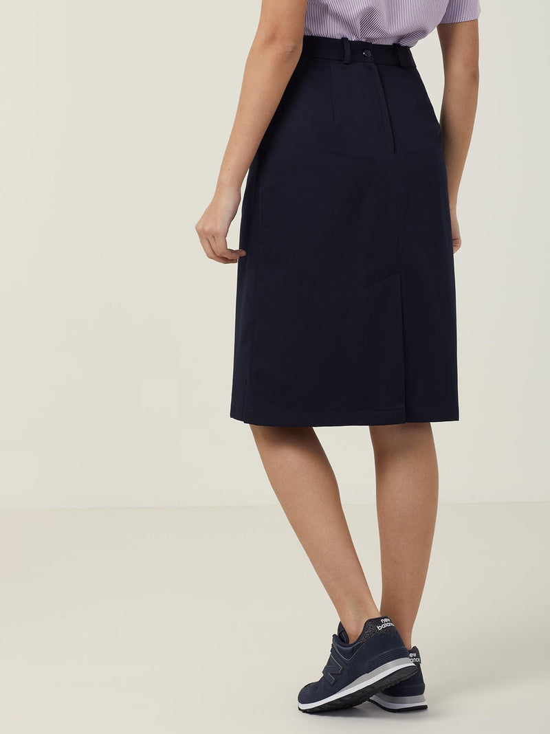 NNT CAT2QL Poly Viscose Gaberdine Secret Waist Skirt Ladies – product photo