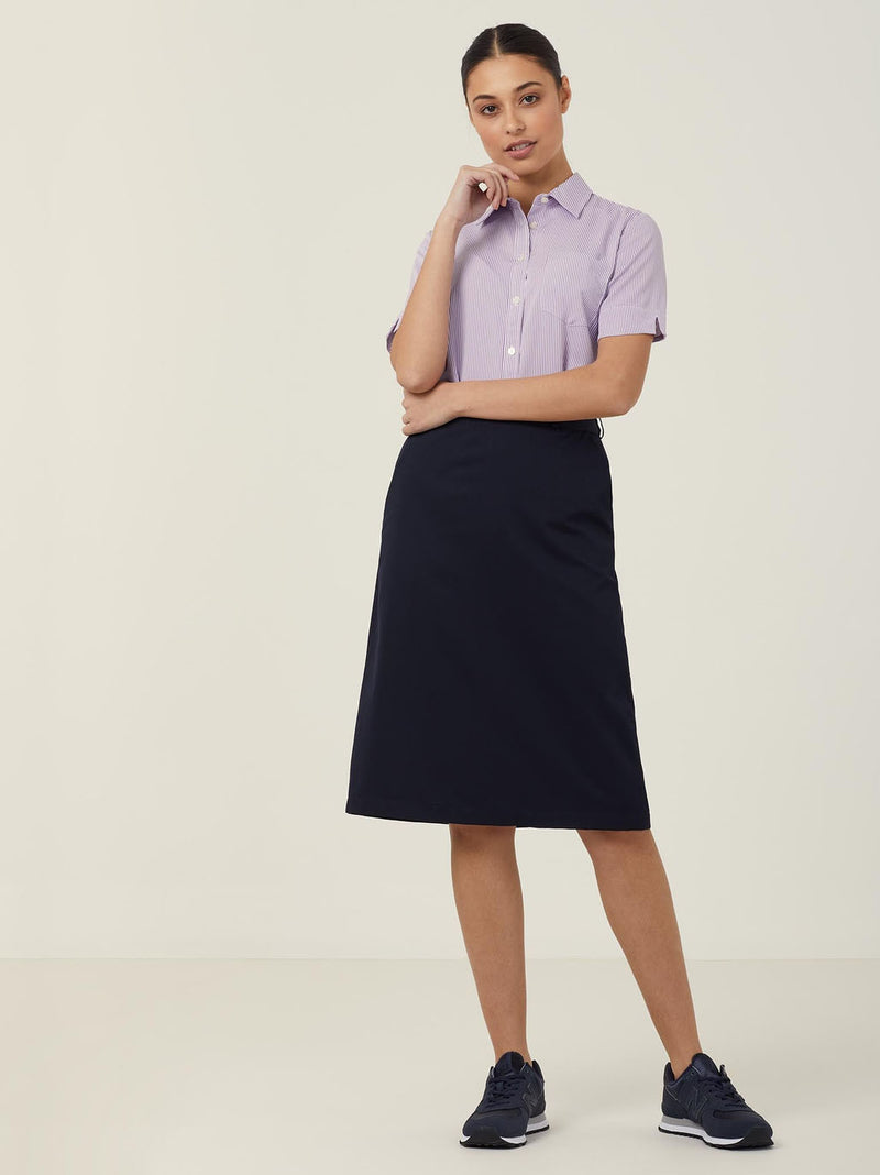 NNT CAT2QL Poly Viscose Gaberdine Secret Waist Skirt Ladies – product photo