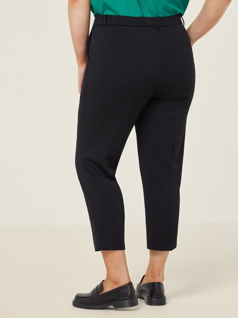 NNT CAT3YC Crepe Stretch High Waist Cropped Pant Ladies – product photo